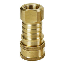 GASPRO Propane/Natural Gas Quick-Connect Brass Fitting 3/8Inch Female Pipe Thread x 3/8Inch Male Flare Quick Connect Disconnect for Natural Gas Quick Connect Hose Kit