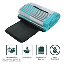 Picnic Outdoor Blanket Mat, Beach Blanket Soft Plush Outdoor, Beach, Travel, Camping Fleece Throw Blanket 59x79 Inches