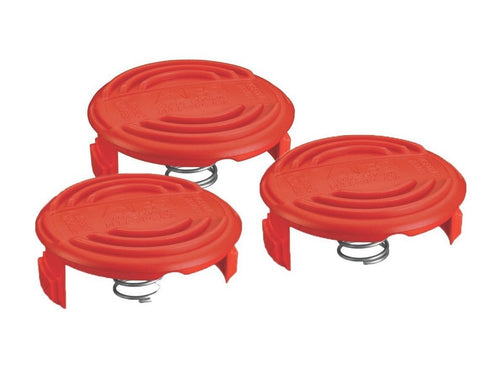 3 Pack of Black and Decker RC-100-P Replacement Spool Cap and Spring for AFS Trimmer