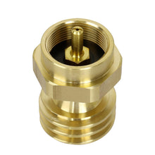 Ridgeyard Brass 1 Pound Propane Tank Connector Propane Refill Adapter Gas Grill Valves Steel Propane Cylinder with Type 1 for All 1 LB Throwaway Disposable Cylinder