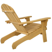 Giantex Outdoor Natural Fir Wood Adirondack Chair Patio Lawn Deck Garden Furniture