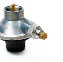 DozyAnt Propane Gas Grill Control Control Valve Top Regulator with a 1"-20 Female Throwaway Cylinder Thread Inlet and an Orifice Outlet