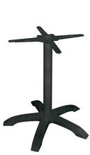ATC Jennifer-5 Black Pepper Powder-Coated Cast Aluminum Table Base, Bar H, 27&quot; L x 27&quot; W x 42&quot; H