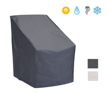 Patio Watcher Patio Chair Cover All Weather Protective Patio Furniture Cover High Back Outdoor Chair Cover(Grey)