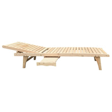Walcut (Set of 2) Patio Outdoor Folding Chaise Lounge Chair Wooden Chair