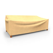 Budge All-Seasons Outdoor Patio Sofa Cover, Extra Extra Large (Tan)