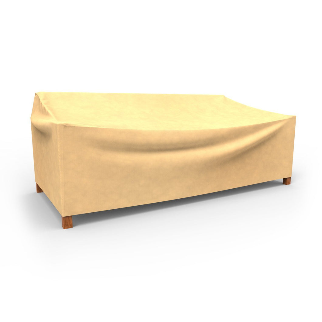 Budge All-Seasons Outdoor Patio Sofa Cover, Large (Tan)