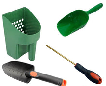 Metal Detecting and Treasure Hunting Tool Kit #1 Sand Scoop, Hand Trowel, Super Scooper, and Brass Probe