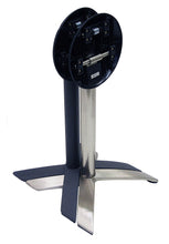 ATC Aspen Black Pepper Powder-Coated Cast Aluminum Flip-Top Nesting Table Base, 27&quot; L x 27&quot; W x 28&quot; H