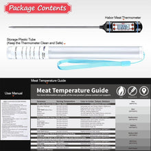 Meat Thermometer, Habor Digital Meat Thermometer[5.9 Inch Long Probe] with Instant Read, LCD Screen, Hold Function for Kitchen Cooking Food Grill BBQ Meat Candy Milk Water