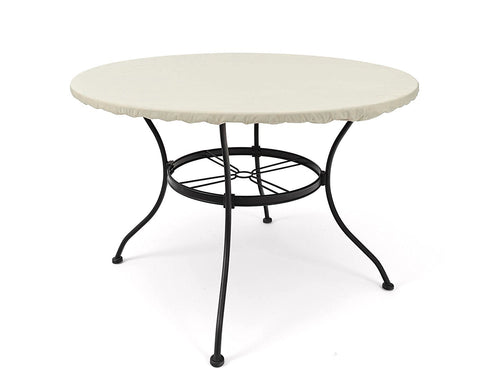 CoverMates – Round Table Top Cover – 42–48 DIAMETER – Elite Collection – 3 YR Warranty – Year Around Protection - Khaki