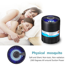 Mosquito Killer, 711TEK USB Powered Non-toxic UV LED Insect Killer, Electronic Mosquito Trap Lamp, Bug Zapper with Eco-friendly for Indoor Use Black
