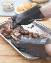 Steven Raichlen Best of Barbecue Insulated Food Gloves (Pair) / 12.6" Length - SR8037 - Durable and Reusable - Safely Handle Hot Food from Grill or Kitchen