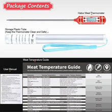 Meat Thermometer, Habor Digital Meat Thermometer[5.9 Inch Long Probe] with Instant Read, LCD Screen, Hold Function for Kitchen Cooking Food Grill BBQ Meat Candy Milk Water