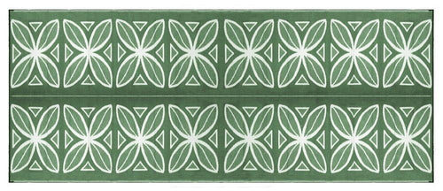 Camco 42830 Reversible Outdoor Mat (8' x 20', Green Botanical)