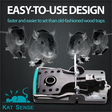 Large Rat Trap _ Mice Traps_ Best Humane Instant Kill Rodent Snap Traps That Work, [Reusable_Effective and Sanitary] Safe for Families and Pets