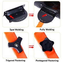 Snow Shovel, Ohuhu Adjustable Wheeled Snow Pusher, Heavy Duty Rolling Snow Plow Shovels, Efficient Snow Plow Snow Removal Tool【UPGRADED VERSION】
