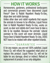 Liquid Fence Deer and Rabbit Repellent, Ready-to-Use, 1-Gallon