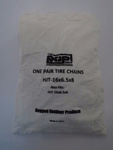 16x6.5-8 TIRE CHAINS 2 Link for John Deere F GX LX X Series Lawn Mower Tractor by The ROP Shop