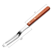 New Star Foodservice 38224 Wood Handle Barbecue Fork, 13-Inch