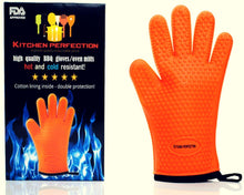 Cooking and Grilling Gloves for The Pro Chef|Extreme Cool and Heat Resistant|Oven Mitts for BBQ Smokers and Grillers.Washable Cotton Lining|Insulated|Waterproof| 2 Bonuses - 2 Sticky Hooks + eBook