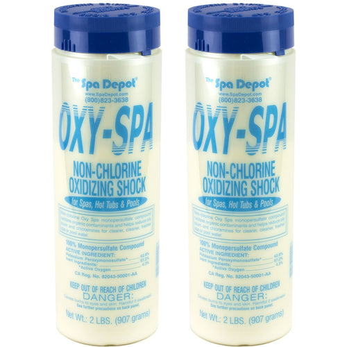 2-Pack Oxy-Spa Non-chlorine Hot Tub and Pool MPS Shock 2 x 2lb. (4 Lbs. Total)