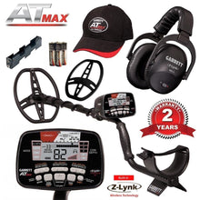 Garrett AT Max Metal Detector with Z-Lynk Wireless Headphones Plus Accessories