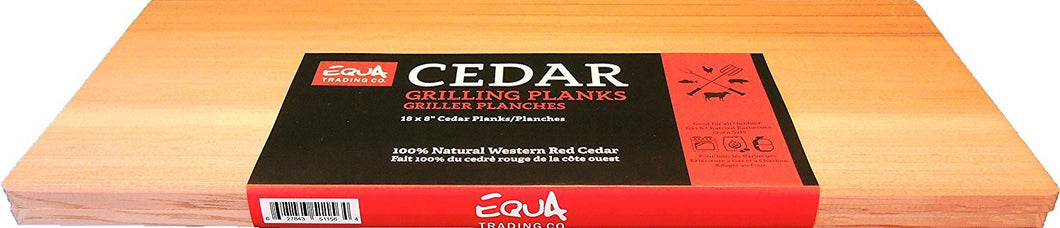 18" x 8" Premium Cedar Grilling Planks (Set of 2) | 100% Natural Western Red Cedar | Extra Thick | For Grilling the BIG one! | Cook Salmon, Steaks, Seafood and More | Simply Soak, Grill and Serve | 2 Pack