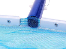 Sabuy Heavy Duty Deep-Bag Swimming Pool Leaf Net Skimmer Rake with Nylon Medium Fine Mesh for Cleaning Swimming Pools, Hot Tubs, Spas and Fountains (Blue, 18 Inch)
