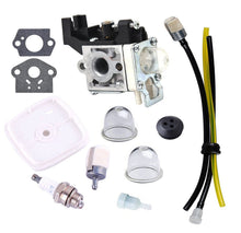 Podoy SRM225 Carburetor for ECHO Trimmer Parts ZAMA RB-K93 Carb Fuel Line Kit Primer Bulb for GT225 GT225i GT225L PAS225 PE225 PPF225 SHC225 SRM225U A021001690 A021001691