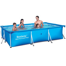 Bestway 118 x 79 x 26 Inches 871 Gallon Deluxe Splash Frame Kids Swimming Pool