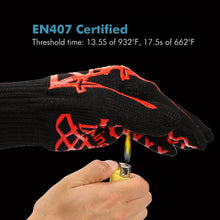 LauKingdom BBQ Grilling Cooking Glove 932&deg;F Extreme Heat Resistant Oven Mitts and BBQ Accessories