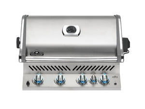 Napoleon BIPRO500RBPSS-2 31&quot; Prestige PRO 500 Series Built-In Liquid Propane Grill with 4 Stainless Steel Bottom Burners 1 Infrared Rear Burner 66000 Total BTUs 760 sq. in. Total Cooking