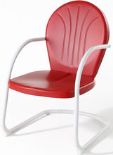 Crosley Furniture Griffith Metal Outdoor Chair - Red