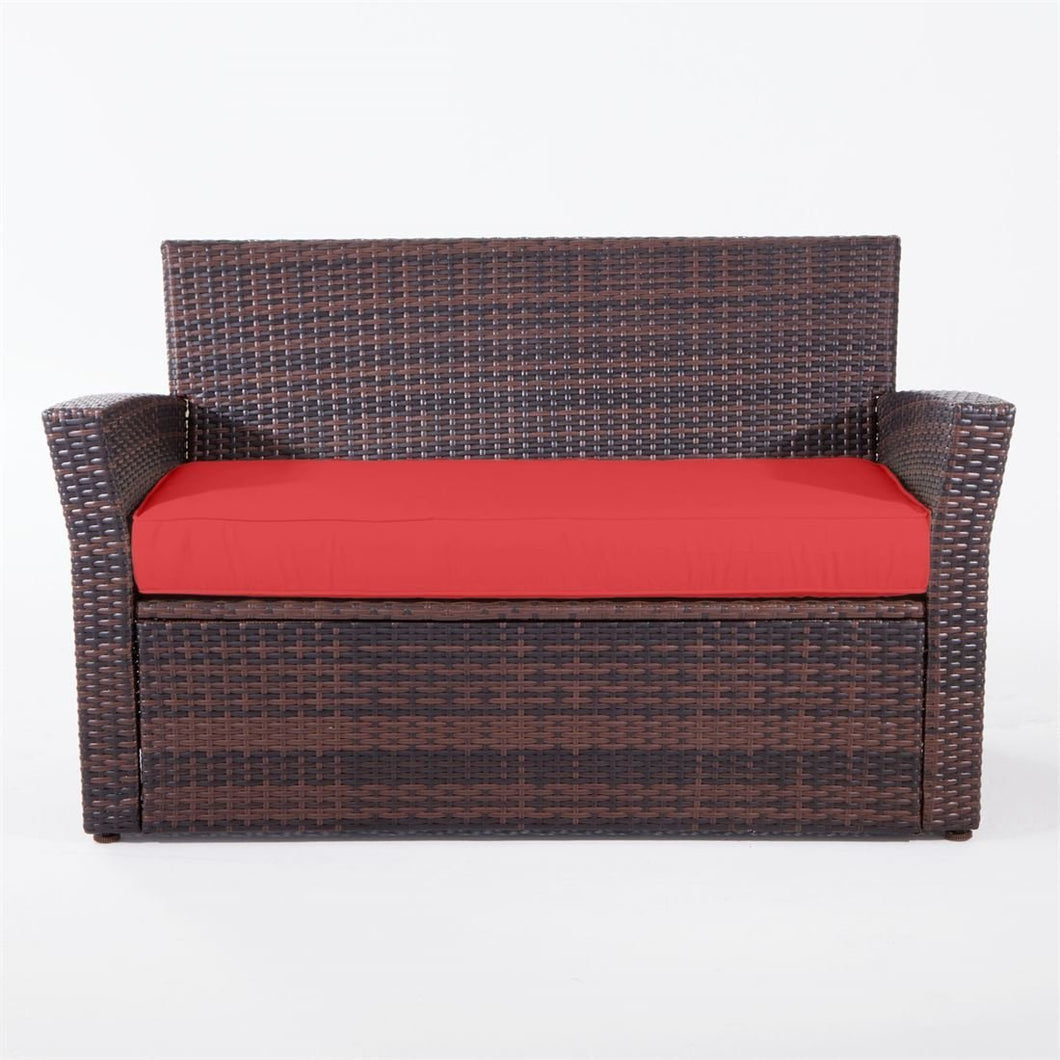 Brylanehome Santiago Loveseat (Brown Geranium,0)