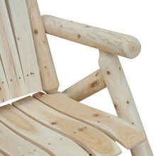 Outsunny Fir Wood Adirondack Outdoor Patio Lounge Chair