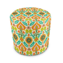 Stratford Home Eco Friendly Outdoor Decorative Pouf Ottoman (Santa Maria Mimosa) Made in America
