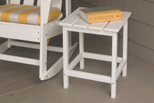 POLYWOOD ECT18WH Long Island 18" Side Table, White