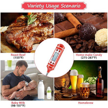 Meat Thermometer, Habor Digital Meat Thermometer[5.9 Inch Long Probe] with Instant Read, LCD Screen, Hold Function for Kitchen Cooking Food Grill BBQ Meat Candy Milk Water