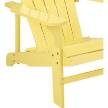 Classic Yellow Painted Wood Adirondack Chair