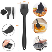 BBQ Grill Accessories Set 6-Piece, The Most Essential Barbecue Tools w/ Best Versatile BBQ Gloves Oven Mitts, Meat Shredder Claws and Silicone Oil Basting Brush for Indoor Outdoor Grilling Cooking