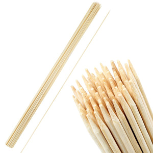 Beyonder Bamboo Marshmallow Roasting Sticks with 30 Inch 5mm Thick Extra Long Heavy Duty Wooden Skewers&#xFF0C; Roaster Barbecue Smores Skewers and Hot Dog Forks for Camping ,Party,Kebab Sausage (40 Pcs)