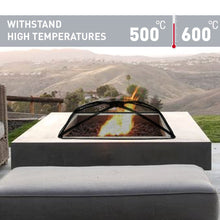 EasyGo FIRE SCREEN &ndash; FIRE PIT COVER &ndash; FIRE SCREEN PROTECTOR (40" Square)
