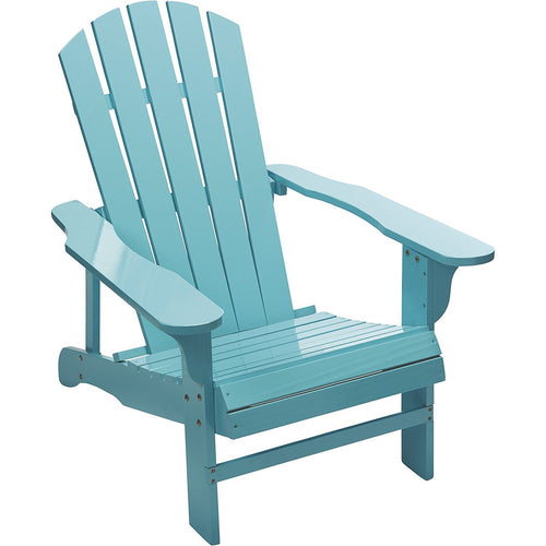 Classic Turquoise Painted Wood Adirondack Chair