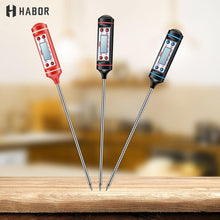Meat Thermometer, Habor Digital Meat Thermometer[5.9 Inch Long Probe] with Instant Read, LCD Screen, Hold Function for Kitchen Cooking Food Grill BBQ Meat Candy Milk Water
