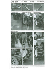 ICC 1556SH- Snow Hog Traction Chain for DEEP LUG tires - Oversize Twist Link with 2 link spacing - PAIR (for 2 tires)