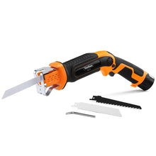 VonHaus 10.8V Electric Cordless Compact Garden Outdoor Pruning Saw - Branches, Wood, Plasterboard and Soft Metals - with spare blades