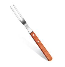 New Star Foodservice 38224 Wood Handle Barbecue Fork, 13-Inch