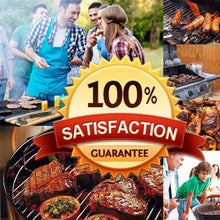 BBQ Gloves - Smoker, Grill, and Cooking Gloves. For Handling Hot Food Right On Your Fryer Grill or Oven. Insulated Flame Oil and Heat Resistant, Waterproof Neoprene Coating -1 pair (14 Inch)