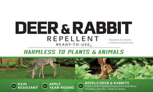 Liquid Fence Deer and Rabbit Repellent, Ready-to-Use, 1-Gallon